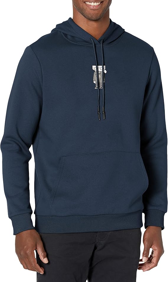 KARL LAGERFELD Men's Soft Solid Hoodie Hooded Sweatshirt (pack of 1)
