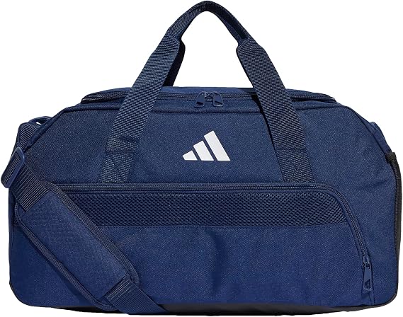 adidas Unisex Tiro League Duffel Bag, Team Navy Blue 2 / Black/White, S