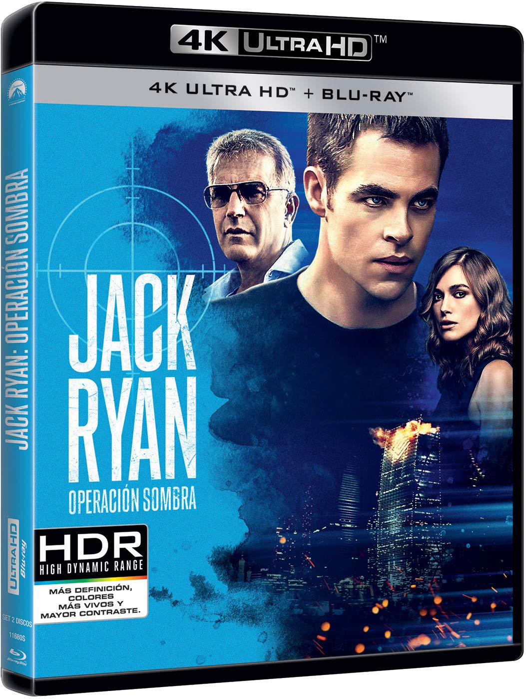 Jack Ryan Operación Sombra (4K Ultra-HD + BD) [Blu-ray]