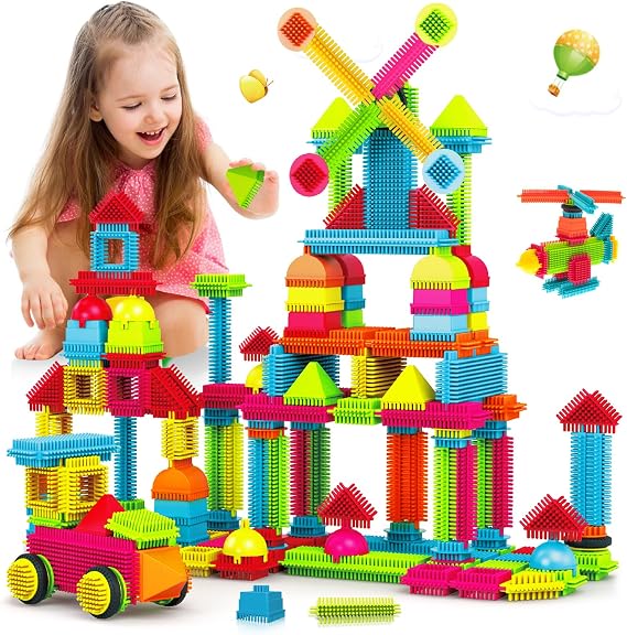 obakaer Stickle Bristle Building Blocks Bricks 108PCS Toys for 3 4 Year Old