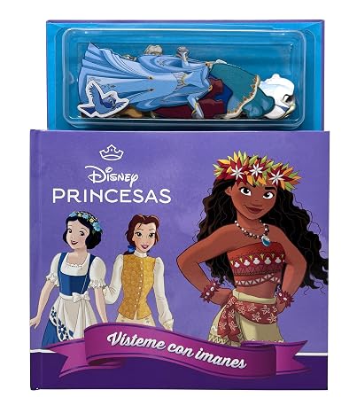 Princesas. Vísteme con imanes: Libro magnético (Disney. Princesas)