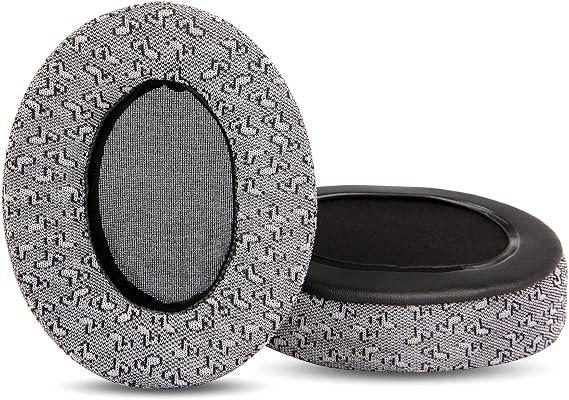 アップグレードイヤーパッド イヤークッション 交換用 HyperX Cloud CloudX Flight/Cloud Flight S ゲーミングヘッドホン ファブリックイヤーパッド
