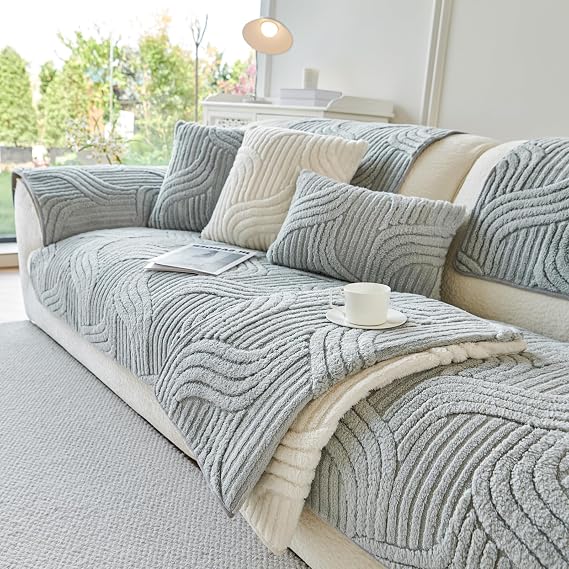 Non Slip Sofa Cover, Flannel Sofa Protectors from Pets(1PC)