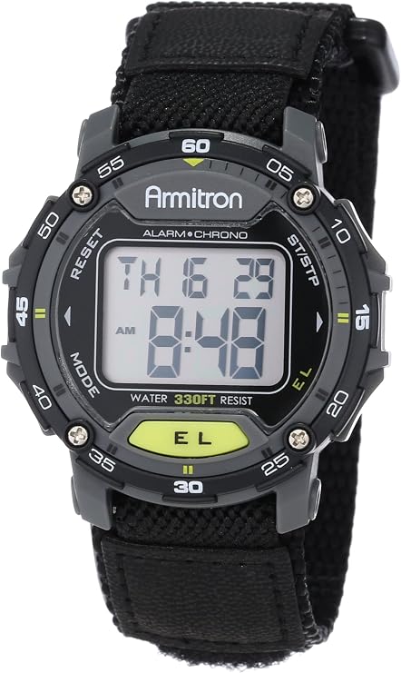 Armitron Sport Men's Digital Chronograph Nylon Strap Watch, 40/8291