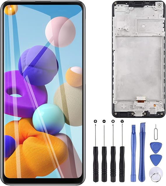 ZOETEC Screen Replacement for Samsung Galaxy A21s 4SM-A217F, SM-A217M, SM-A217N 6.5" LCD Display Touch Screen Digitize