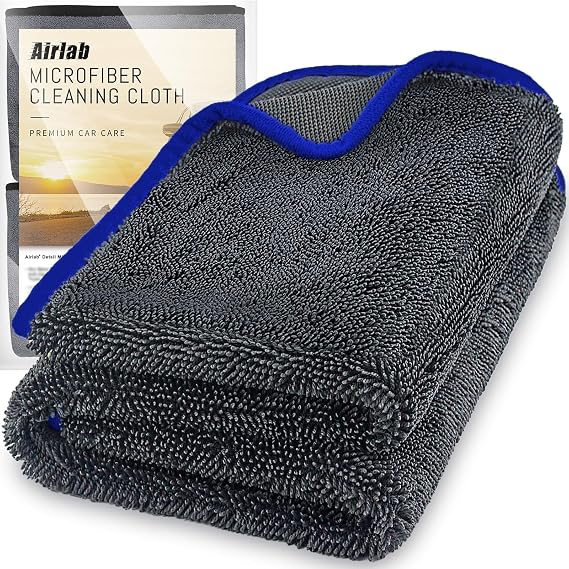 Airlab Twisted Loop Car Drying Towel Extra Large 90x60cm XXL, 650GSM Thick