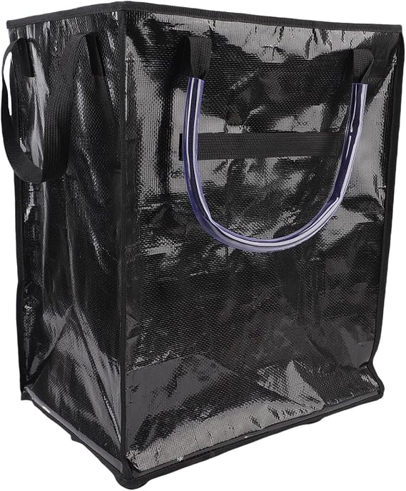 Rolling Tote Bag with Wheels, Reusable Grocery Bag On Wheels Water Proof Large Capacity Rolling Tote Bag with Reinforced Handles