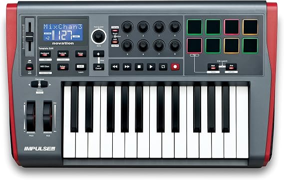 Novation Impulse 25 USB MIDI Controller Keyboard