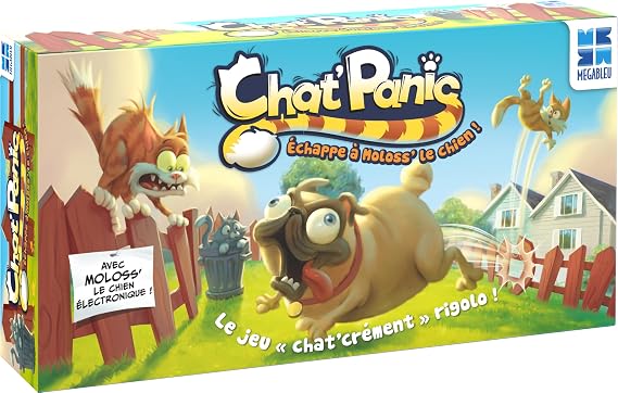 Megableu - Cat Panic - Board Game - Children and Parents - Fun Course Game - For 2 to 4 Players - Unisex - Children's Toy from 5 Years
