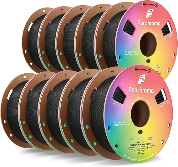 Polymaker Panchroma Matte PLA 3D Printer Filament Bundle 10kg, 1.75mm