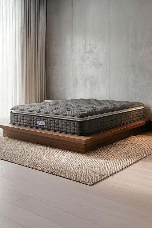 Mobyat Ultra Full Ortopedik Pedli Tavşan Tüyü Kumaş Bel ve Sırt Destekli Prime Pelüş Yatak (150 x 200)