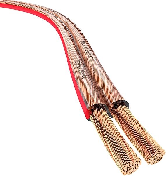 KabelDirekt – Pure Copper Speaker cable – 30m, 2×2.0mm²