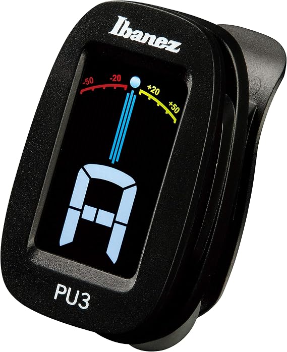IBANEZ Chromatic/Automatic Clip Tuner - Black (PU3-BK)