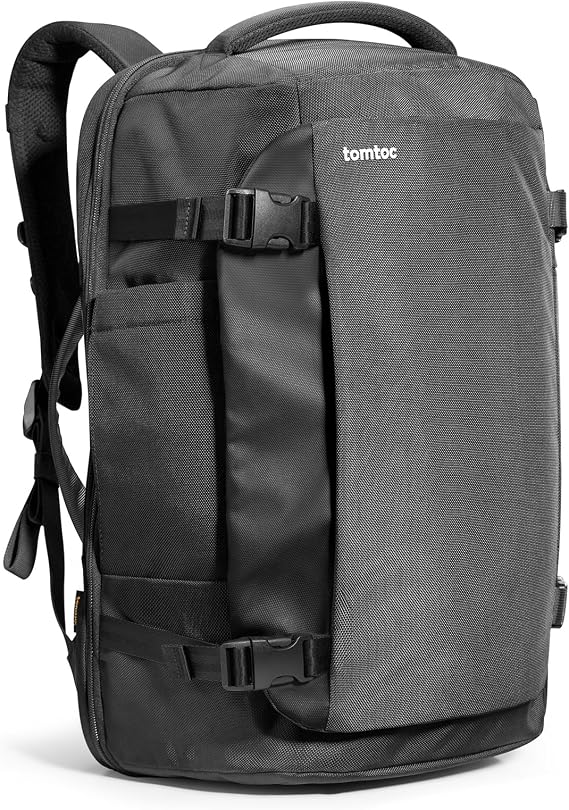 tomtoc Travel Backpack 40L, Cabin Hand Luggage 55x3x23cm
