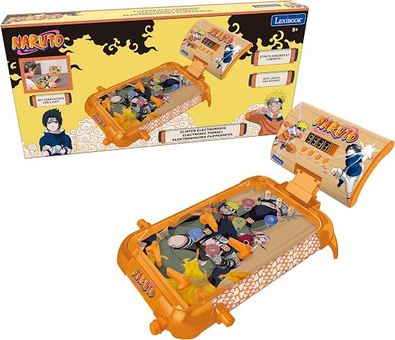 LEXIBOOK, Naruto Electronic Pinball Machine, JG610NALXB
