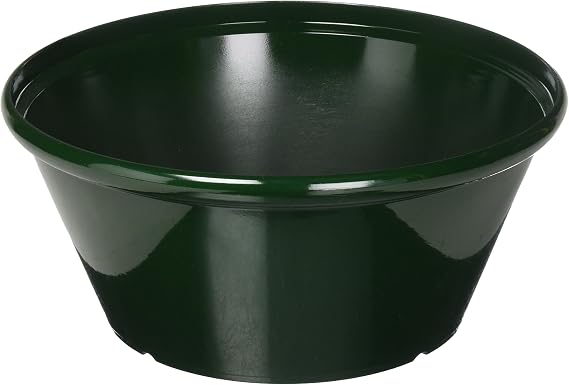 Gardener Select TBR12-236 Tulip Bowl Dark Green Planter, 12-Inch