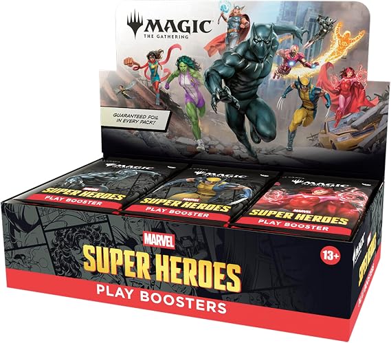 Magic: The Gathering Marvel Super Heroes Play Booster Box - 30 Packs
