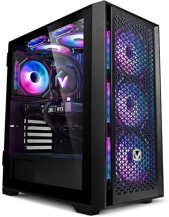 Vibox VIII-99 Gaming PC • Intel Core i9 12900KF 16-Core • Nvidia RTX 5060 8GB • 16GB RAM • 1TB SSD • Windows 11 • WiFi