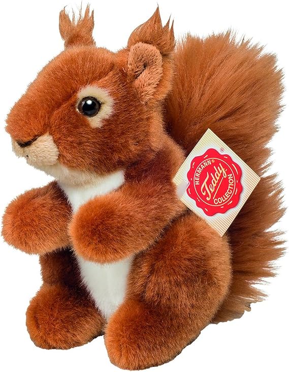 Teddy Hermann 90843 Squirrel 14 cm Soft Toy