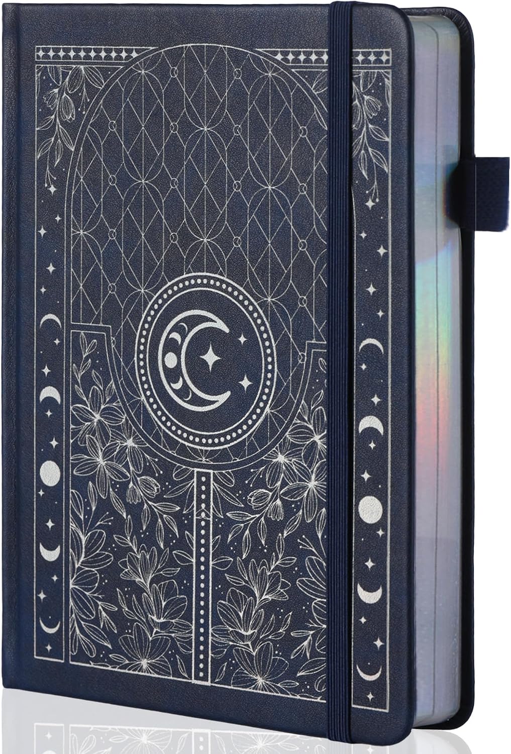 TIEFOSSI Bullet Dotted Journal Notebook, 160gsm Numbered Thick Paper, A5 Hardcover Dotted Grid Diary for Women Men Work Writing, Bullet Journaling, Drawing