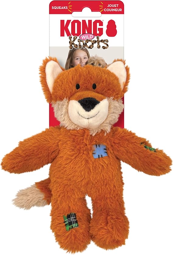 KONG Company 38750938: Wild Knots Dog Toy, Fox Sm/Md