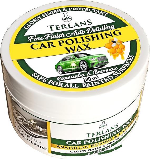 Terlans UV Korumalı Far ve Kaporta Parlatıcı & Pasta Cila 100 ml Headlight Restorer and Polish Cream