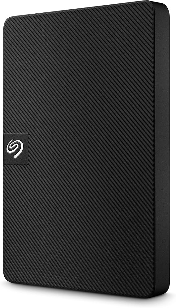 Seagate Expansion Portable, 1TB, External Hard Drive, 2.5 Inch, USB 3.0, for Mac and PC, 2 year Rescue Services (STKM1000400)