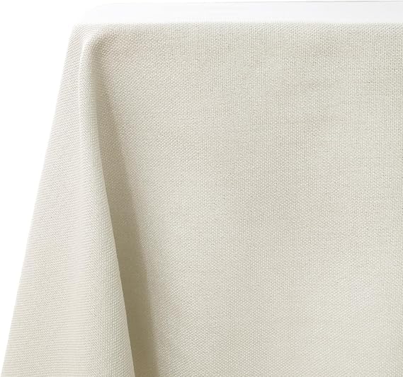 Table Cloth Rectangle Table Cover 140x240cm Beige Tablecloth