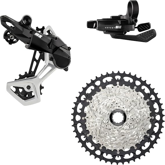 Microshift Advent MX 1x11 Groupset, Shifter, Pro Alloy Rear Derailleur, Alloy 11-50t Cassette for XD Driver | bike-drivetrain-components