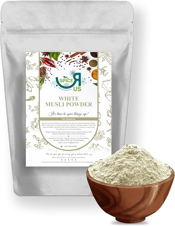 White Musali Powder Safed Musli Chlorophytum Borivilianum Indian Spider 25g-950g (50g)