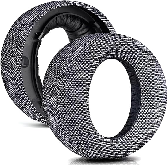 PS5 ear Pads Replacement Cushions for Sony PlayStation 5 Pulse 3D PS5 Wireless Headphones, Headset Ear Cups Repair Parts (Gray Flannel)