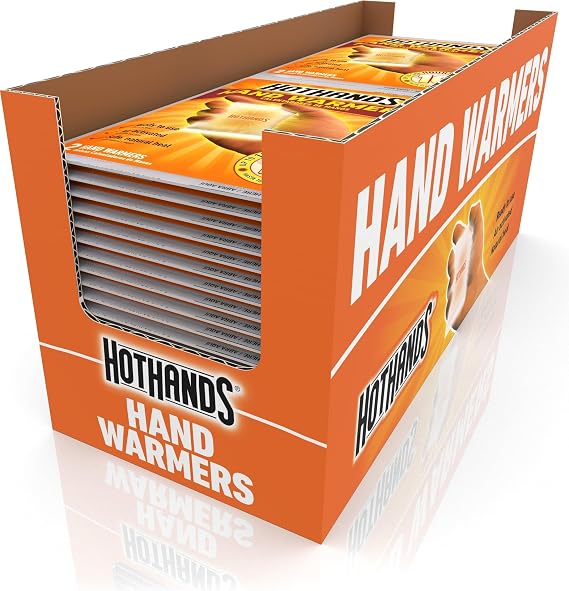 HotHands Hand Warmers - Long Lasting Safe Natural Odorless Air Activated Warmers - Up to 10 Hours of Heat - 40 Pair