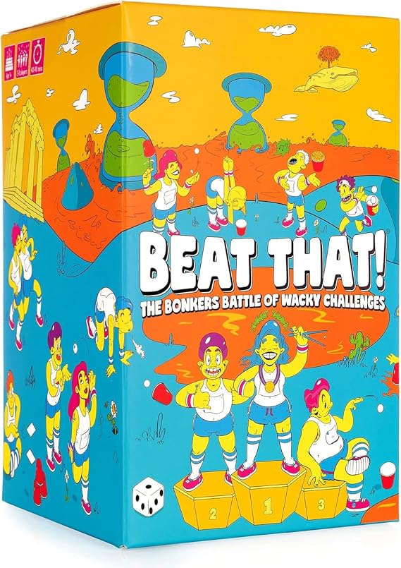 Gutter Games Beat That Game and Household Objects Expansion Combo Pack, Family Party Game for 2 - Kids, Adults