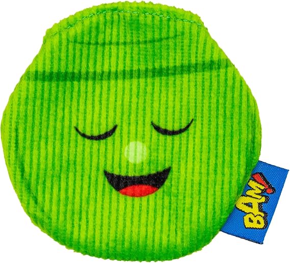 Wundapets Bam! Catnip Christmas Cat Catnip Toy Smiley Sprout Potent Catnip Play Toy