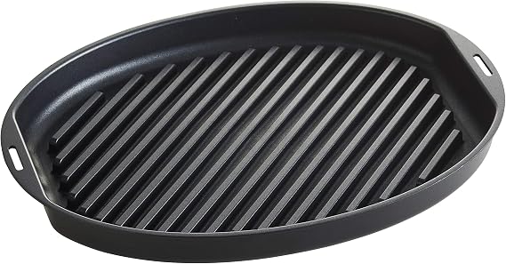 BRUNO BOE053-GRILL Oval Hot Plate Grill Plate for Barbecues, Grilled Fish