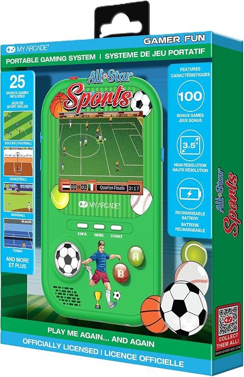 My Arcade オールスター スポーツ ゲーマー ファン:子供、大人向けの125種類のプリロードゲーム