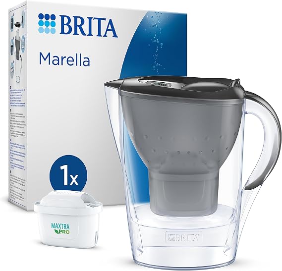 BRITA Water Filter Jug MAXTRA Marella, 1x PurePerformance cartridge