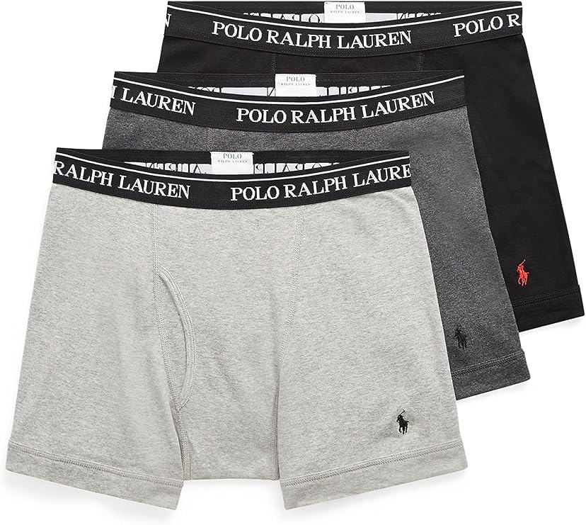 POLO RALPH LAUREN Men's 3-pack Stretch Classic Fit Boxer Briefs 3-pack Stretch Classic Fit Boxer Briefs (pack of 3)