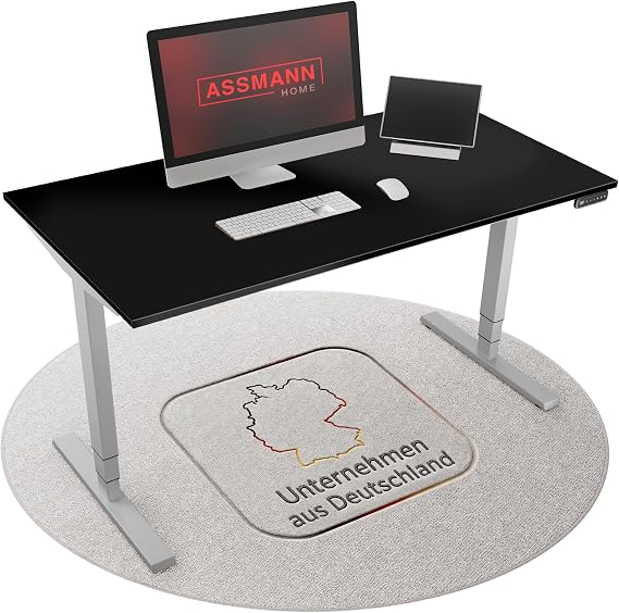 ASSMANN Height-adjustable electric desk 160 x 80 cm TÜV-tested