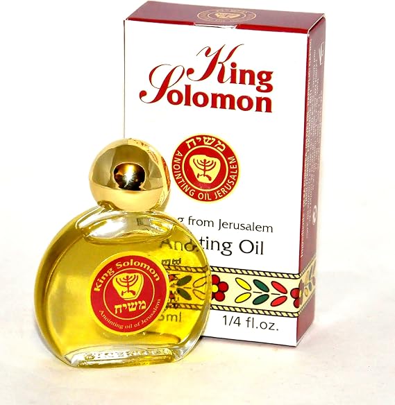 Anointing Oil 7.5 ml - 1/4oz from The Holyland Jerusalem (1 Bottle) (King Solomon)
