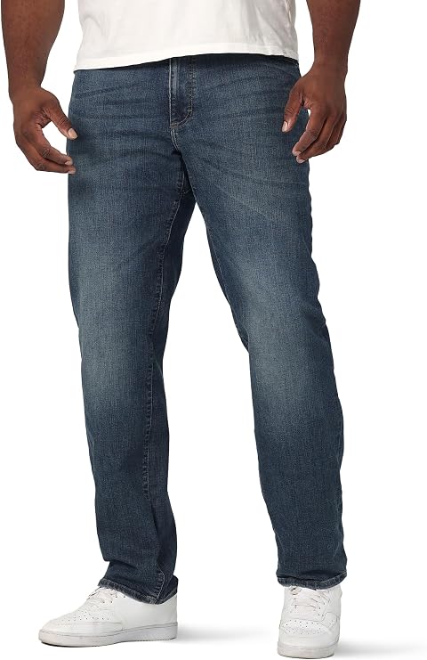 Lee Men's Big & Tall Extreme Motion Relaxed Straight Jean