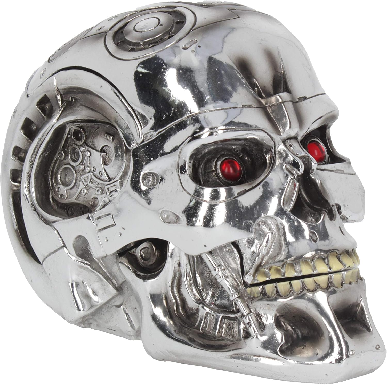 Nemesis Now, 18cm Silver Resin T-Terminator Box One Size