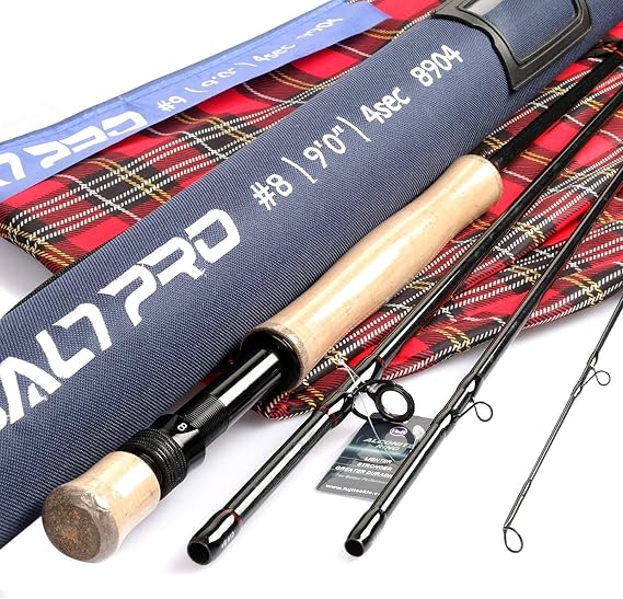 Maxcatch Saltpro Saltwater Fly Fishing Rod 9ft 7-12wt Graphite IM10 Fast Action