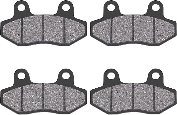 Road Passion Front &amp; Rear Brake Pads Kit Compatible with 150cc 200cc 250cc ATV Dirt Bike Pit Bike Go Kart GX150 Go Kart Gy6 49cc 50cc 125cc 150cc 200cc 250cc Yerf-Dog Spiderbox 150cc