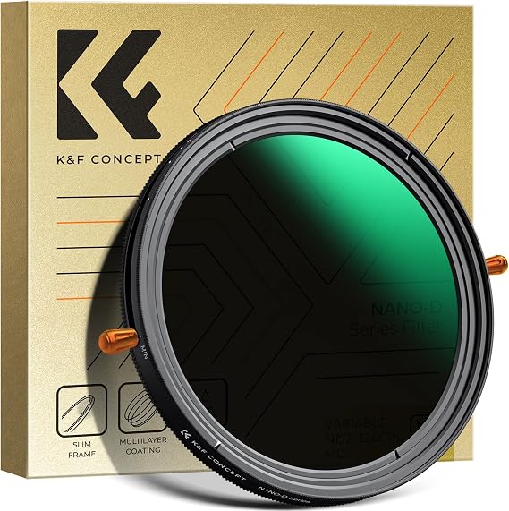 K&F CONCEPT Nano- Dazzle 67mm Variable Filter ND2-32 and Polarizer 2 in 1