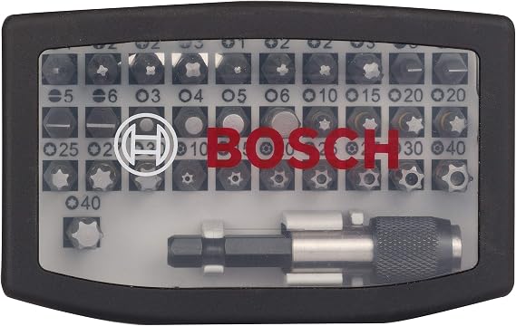 Bosch Professional 32 Piece Screwdriver Bit Set (accessories Drill Screwdriver Bit Set)