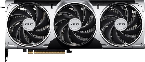 MSI Gaming RTX 5070 12G Ventus 3X OC Graphics Card (12GB GDDR7, 192-bit, Extreme Performance: 2557 MHz, DisplayPort x3 2.1a, HDMI 2.1b, NVIDIA Blackwell Architecture)