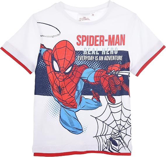 Spiderman Boys' Short-Sleeved T-Shirt