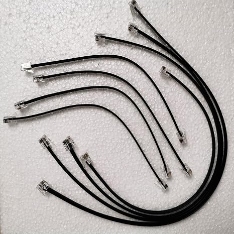 The Crystal Head Six Core Data Cable Is Compatible with The Data Cables of LEGO Mindstorms 45514 EV3 and NXT. Compatible with Makeblock and VEX Data Cables (Middle buckle,30cmX5,50cmX3, 80cmX2)