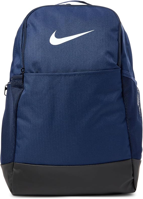Nike Unisex Brsla M Bkpk - 9.5 (24L) Backpacks Midnight Navy/Black/White One Size
